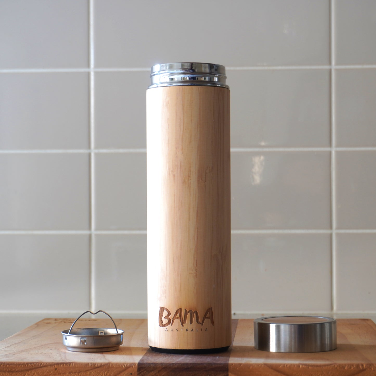 BAMA Bamboo Insulated Thermos (500mL)
