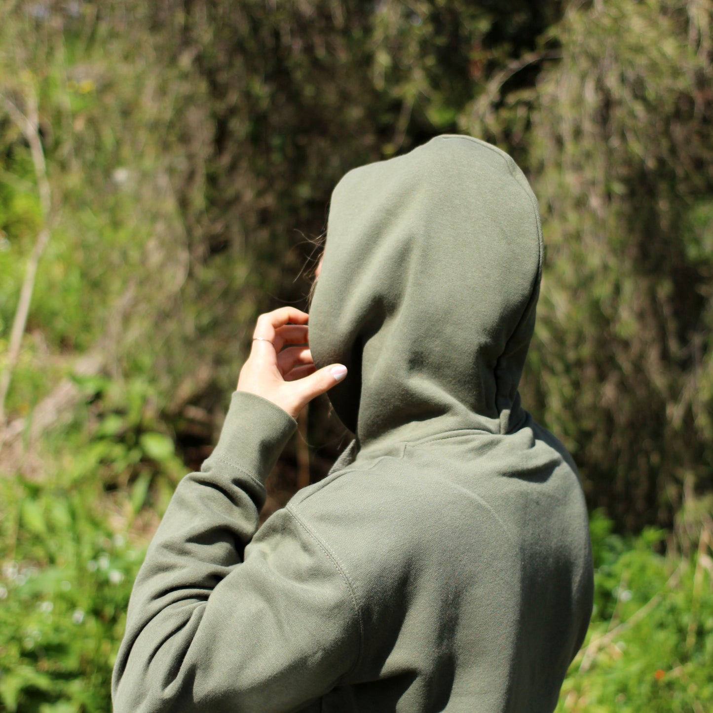 COSY HOODIE ARMY GREEN