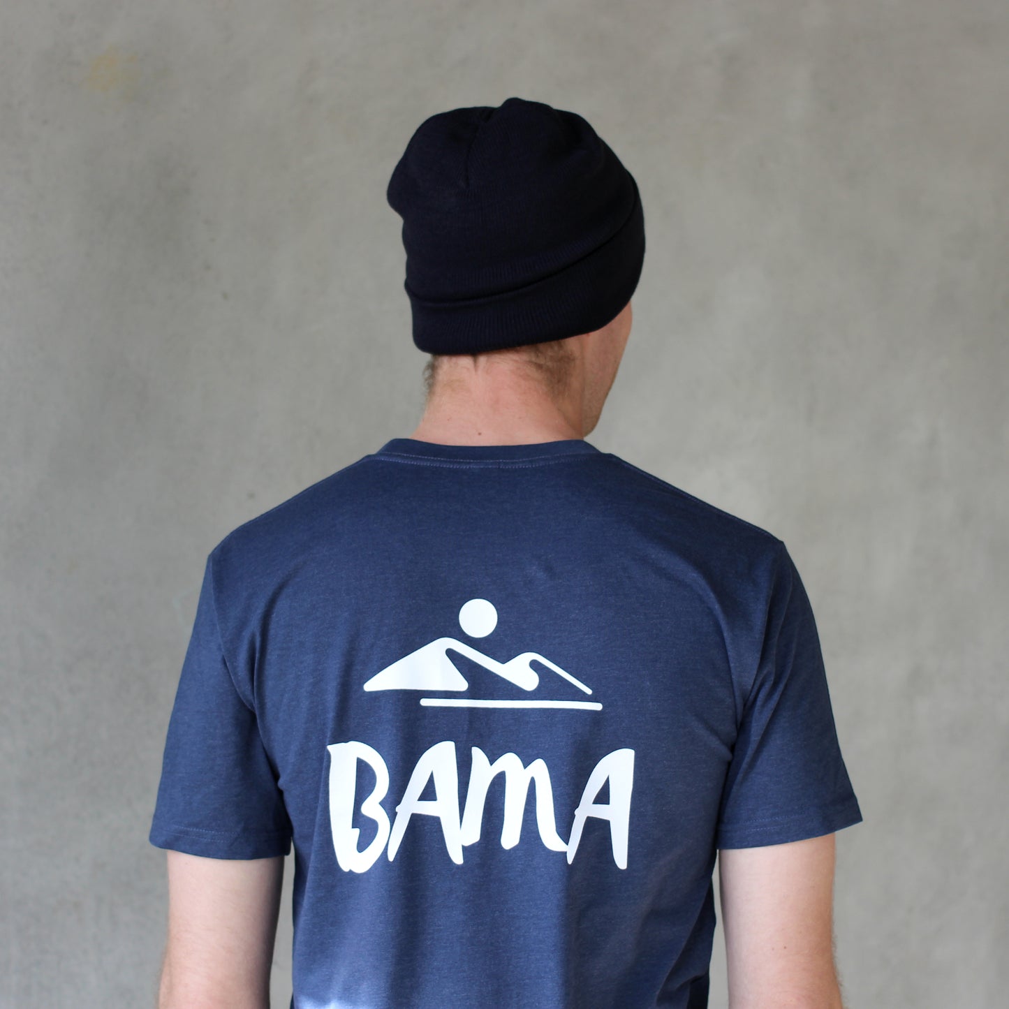 ORGANIC MARLE COTTON TEE NAVY