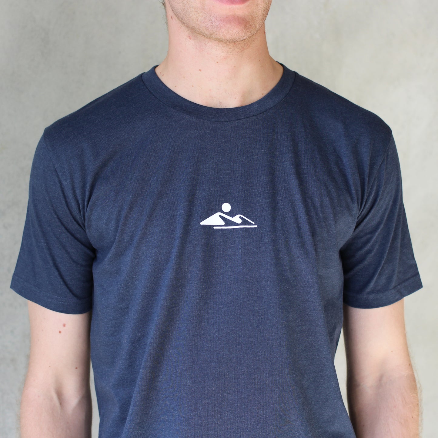 ORGANIC MARLE COTTON TEE NAVY