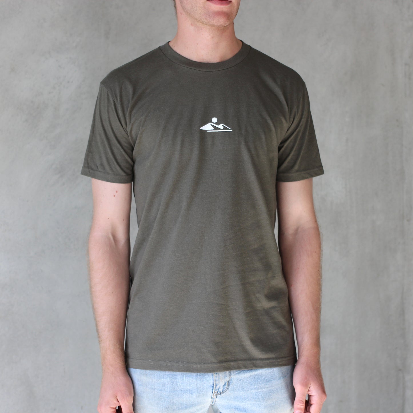 ORGANIC MARLE COTTON TEE FOREST